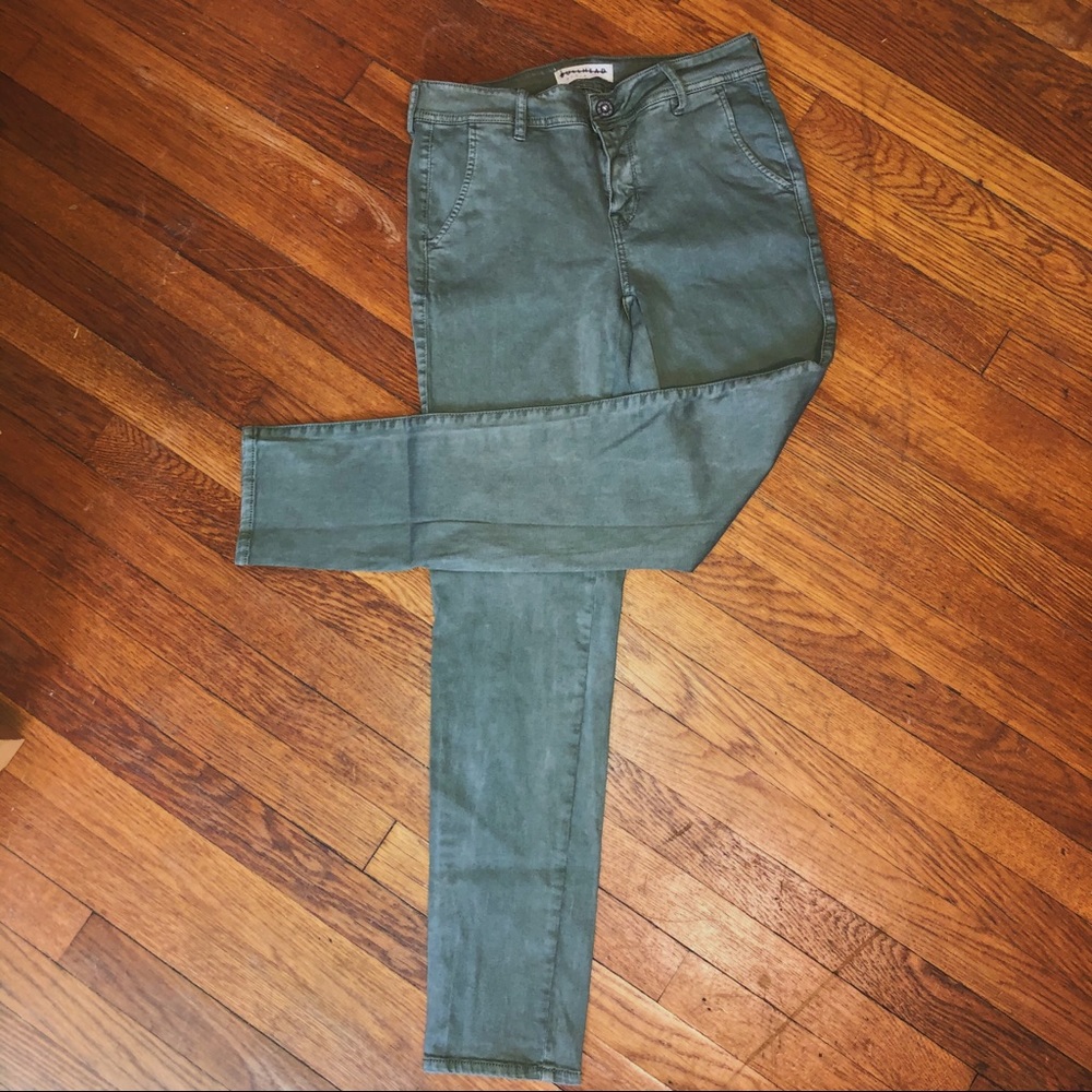 Pacsun Bullhead Olive Green Jeans Size 5/26